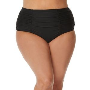 NWT Forever 21 + ruched swim bottoms 3X